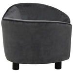 Load image into Gallery viewer, Dog Sofa Dark Gray 27.2&quot;x19.3&quot;x15.7&quot; Plush - Grey
