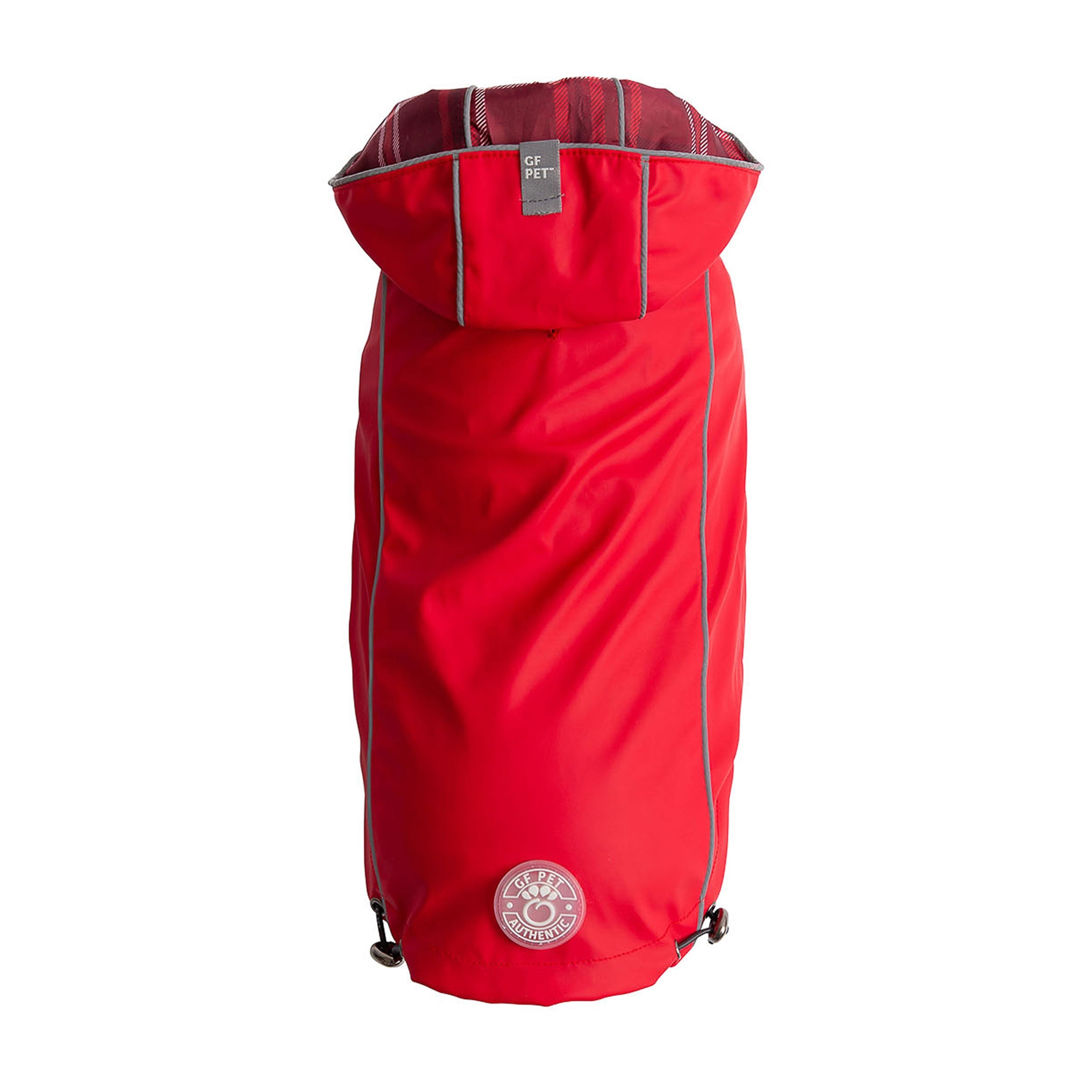 Reversible Elasto-Fit Raincoat - Red