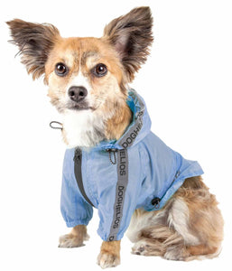 Dog Helios  'torrential Shield' Waterproof Multi-adjustable Pet Dog Windbreaker Raincoat - Pink X-large