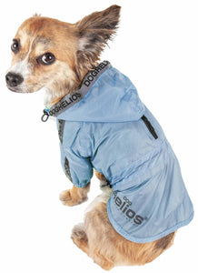Dog Helios  'torrential Shield' Waterproof Multi-adjustable Pet Dog Windbreaker Raincoat - Pink X-large