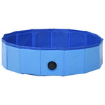 Load image into Gallery viewer, Foldable Dog Swimming Pool Blue 31.5&quot;x7.9&quot; Pvc - Blue
